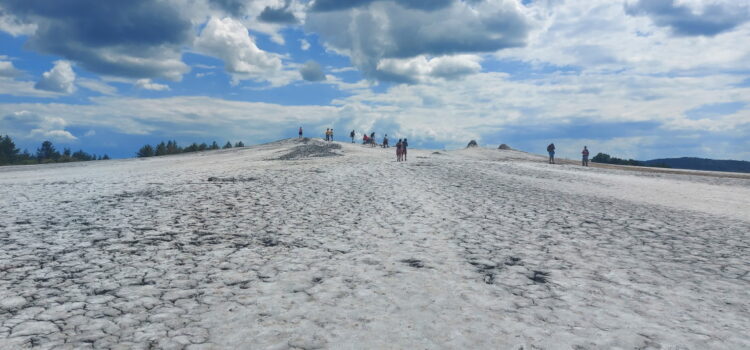 Berca muddy volcanoes landscape