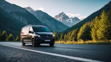 Van for mountain transfer